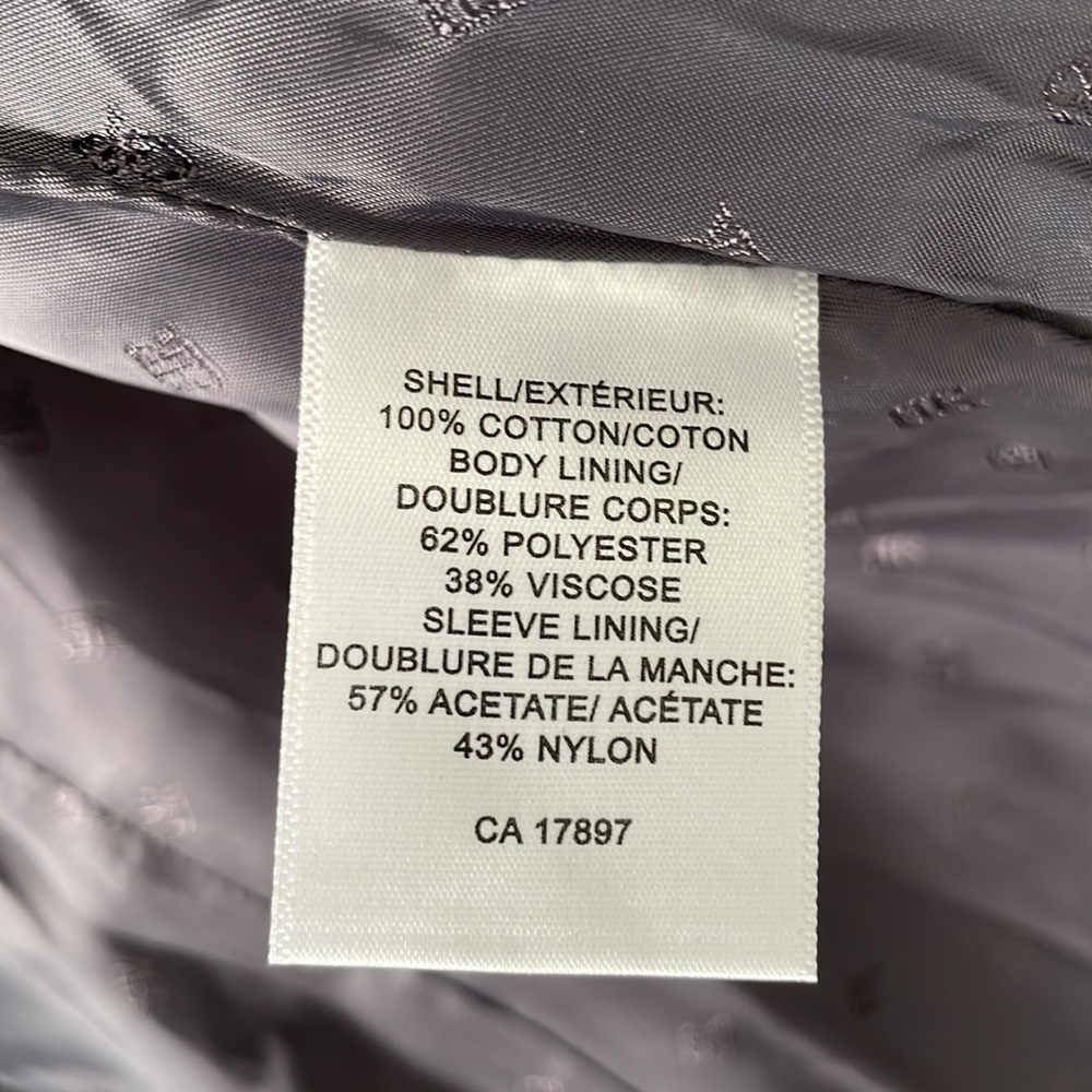 NWT Banana Republic Water Resistant Trench Coat - Picture 7 of 11